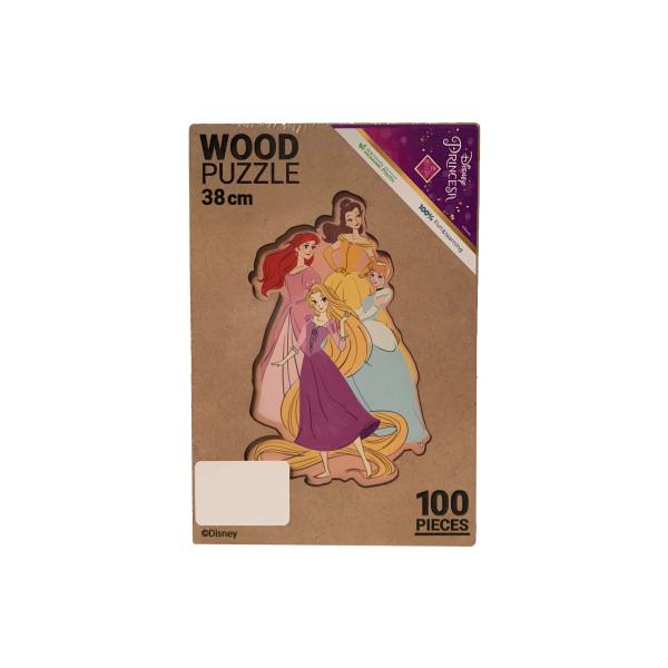 Rompecabezas y Caja de Madera Princesas Disney 100pzs 38cm 3a+ (COD000902)