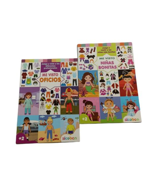 Libro Me Visto (Oficios-Niñas Bonitas) 2a+