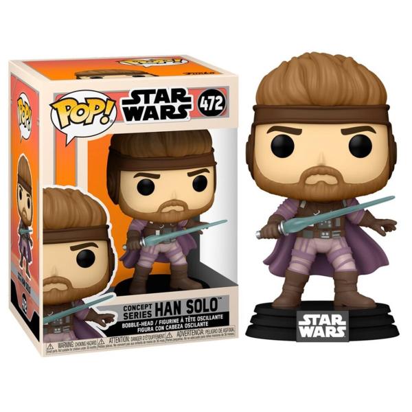 Figura Funko Pop! (472) Star Wars Concept Series Han Solo 3a+