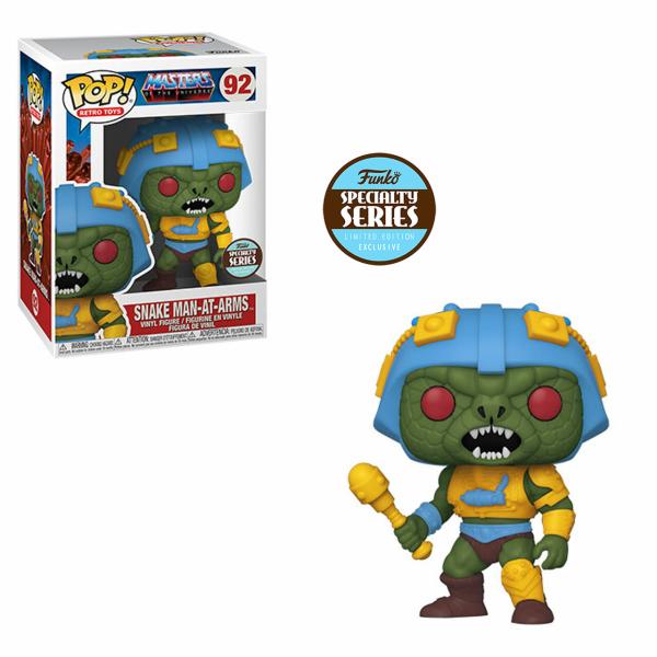 Figura Funko Pop! Retro Toys (92) Snake ManAtArms Maestros del Universo Specialty Series 3a+