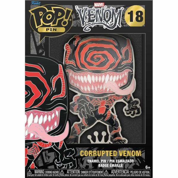 Figura 2D Funko Pop! Pin (18) Venom Corrupted 6a+