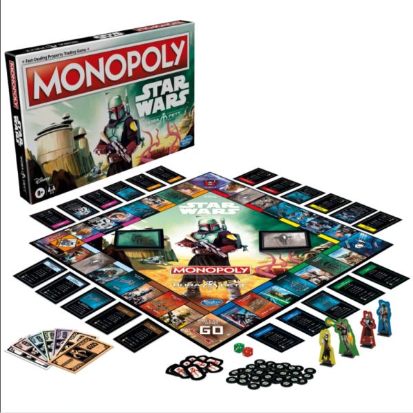 Hasbro Games - Juego de Mesa Monopoly Star Wars Boba Fett 8a+