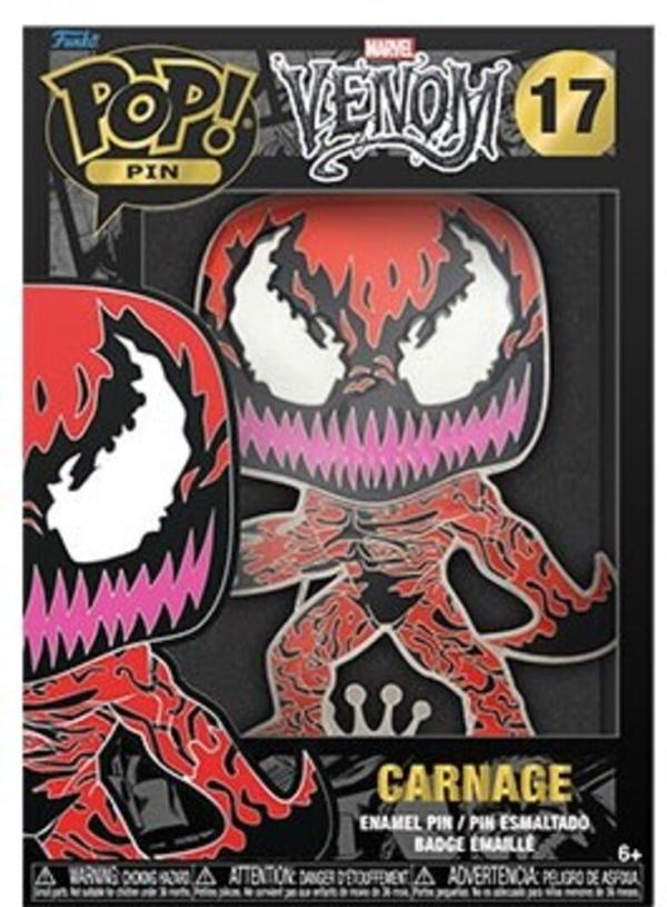 Figura 2D Funko Pop! Pin (17) Carnage Venom 6a+