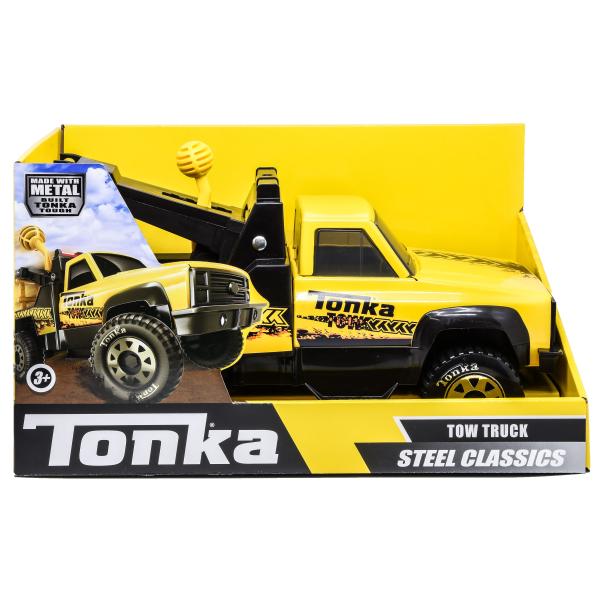 Grúa Remolque Tonka Clásica de Metal 3a+