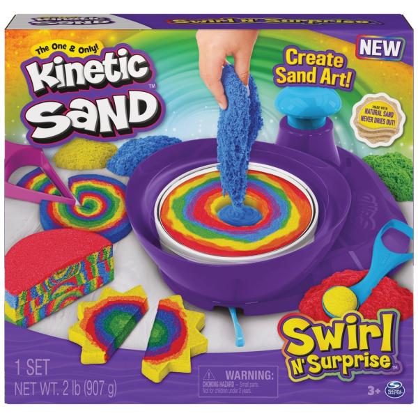 Kinetic Sand Crea tu Obra de Arte de Arena Remolino Sorpresa 3a+