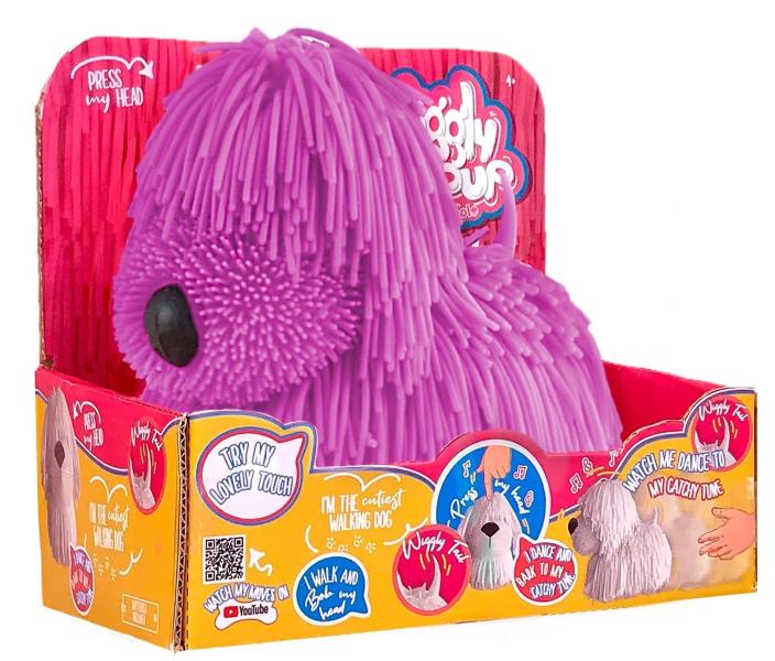Mascota Jiggly Pup Camina y Sonido 4a+  Purpura ( 716804 )