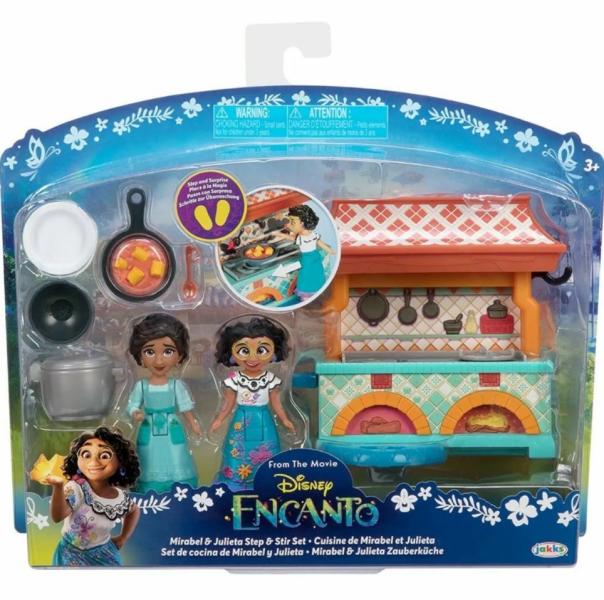 Figuras Disney Encanto Set la cocina Juega C/ Mirabel & Julieta 3a+
