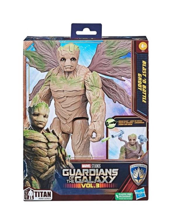 Figura Marvel Guardianes de la Galaxia V.3 Serie Titan Hero Goot 4a+