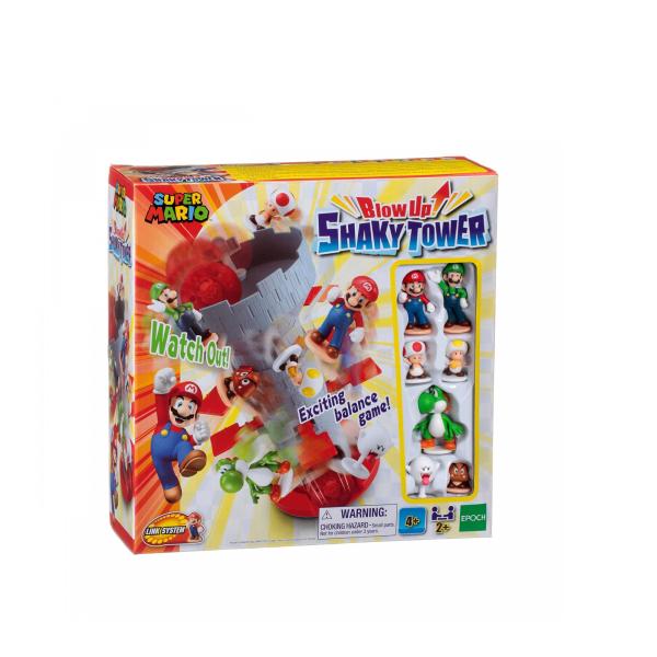 Juego de Mesa Sopla la Torre Haky Super Mario  4a+