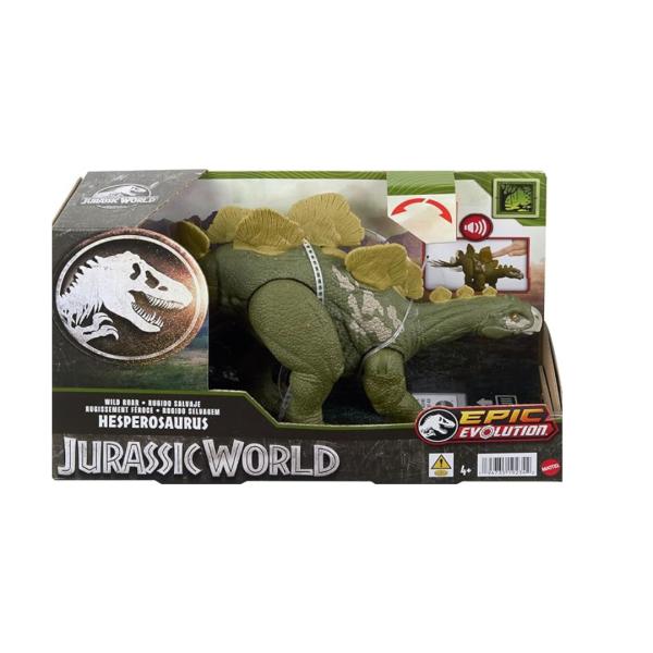 Figura Jurassic World Rugido Salvaje  Hesperosaurus 4a+
