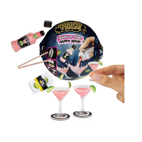 Accesorios Miniverso de Bebidas Happy Hour Displ/24 21a+