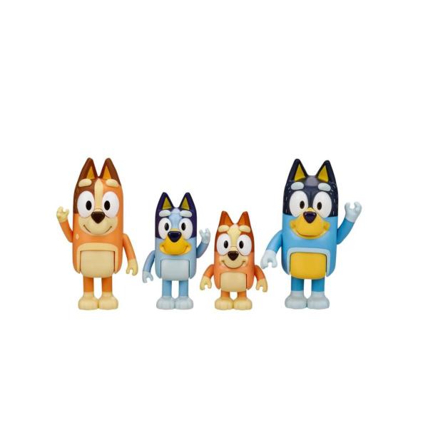 Figuras de Bluey en Set/4 Surt/4  3a+