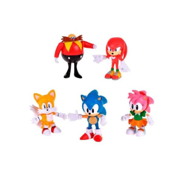 Figuras Articuladas de Sonic the Hedgehog Set/5 4a+