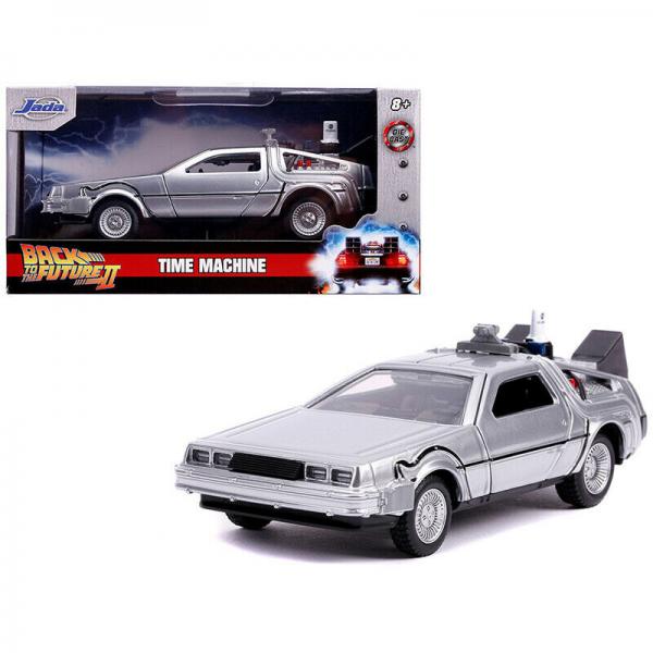 Carro Volver al Futuro 2 Hollywood Rides con Luz 1:24 8a+