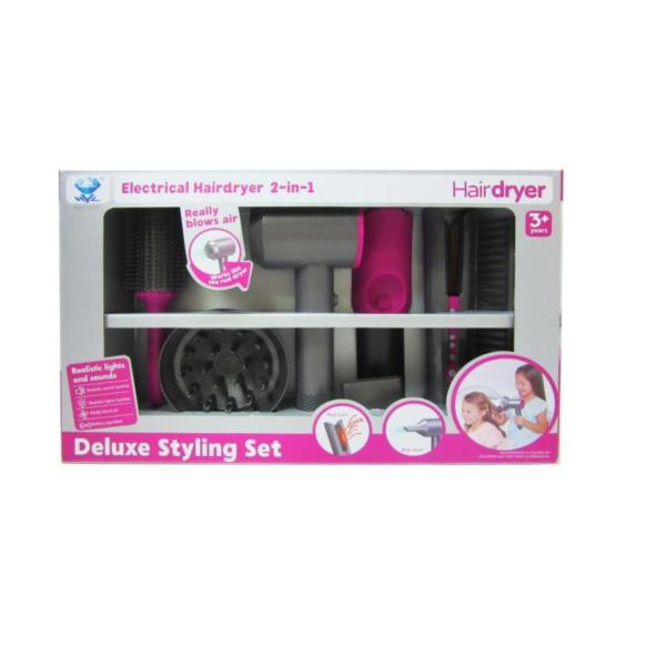 Set de Belleza Secadora y Plancha para Cabello con Accesorios 3a+ (454049)