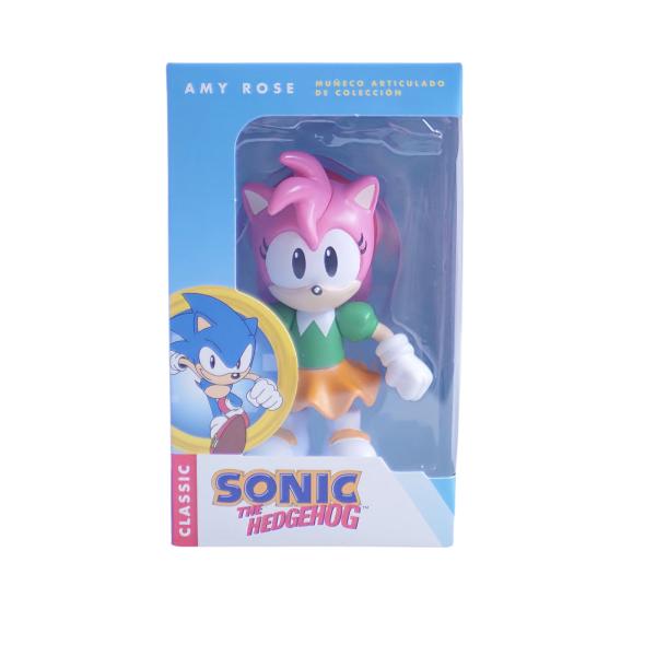 Figura de Colección de Sonic the Hedgehog Amy Rose 4" 4a+