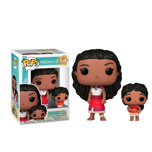 Figura Funko Pop! Disney Moana (1546) Moana & Little Sis Simea 3a+