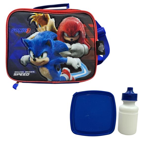 Lonchera con Taza y Botella de Sonic 3 (SNP1048)