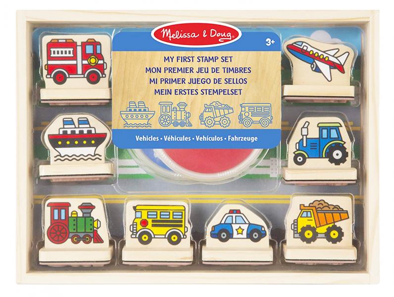 Mi Primer Juego de Sellos Vehículos 3a+