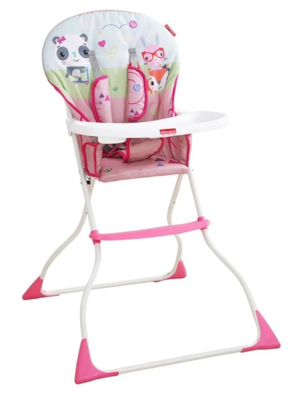 F-P Silla Alta de Comer Rosada Animalitos 15kg Max (FP2105)