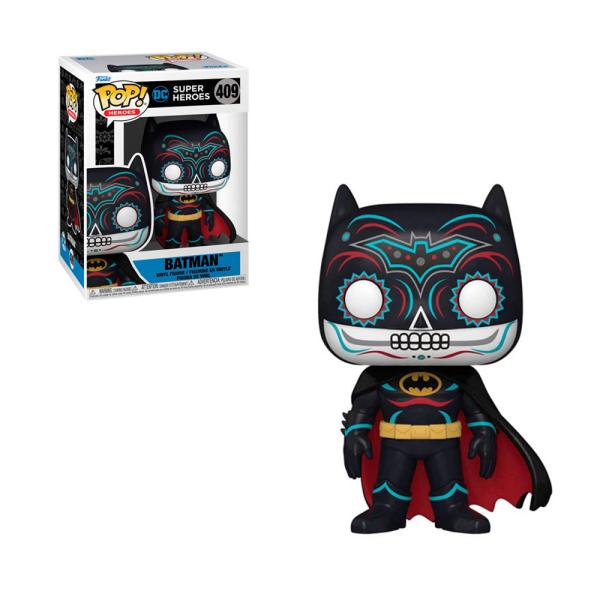 Figura Funko Pop! Heroes (409) DC Batman Dia de los Muertos 3a+