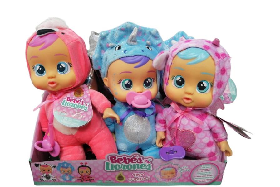 Muñeca  Cry Babies Pequeños Abrazos Disp/6 Surtido de 5 3a+(venta individual)