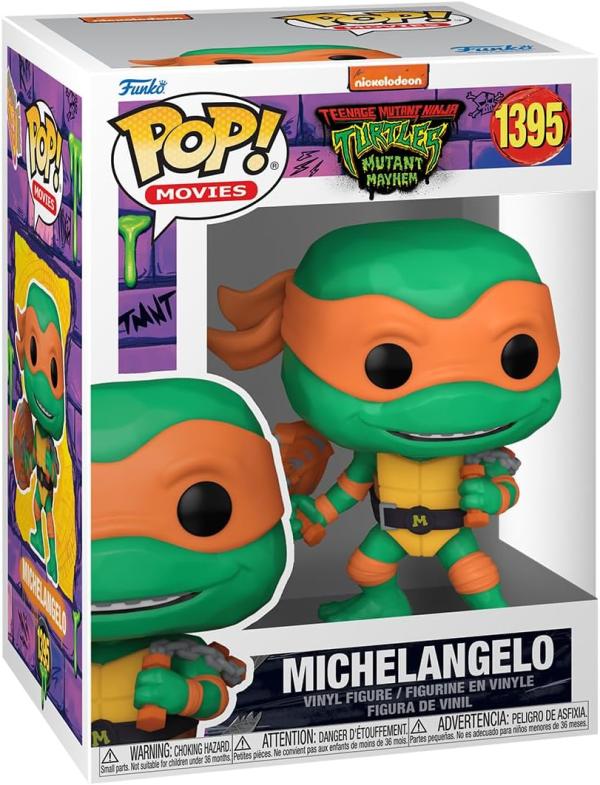 Figura Funko Pop!  Movies Tortugas Ninja (1395) Michelangelo  3a+