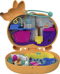 Polly Pocket Mini Mundo de Aventura Corgi Cuddles 4a+