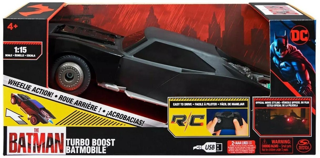 Batimovil R/C Turbo Boost The Batman 1:15 USB 4a+