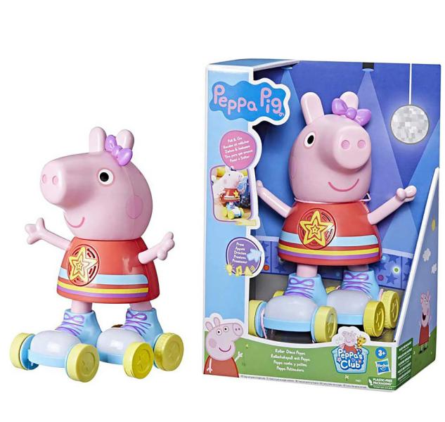 Figura Peppa Pig en Patines Luz y Sonidos 3a+