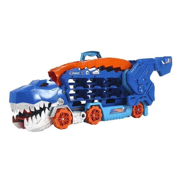 Hot Wheels - Camion de Tiranosaurio Rex Transportador  4a+