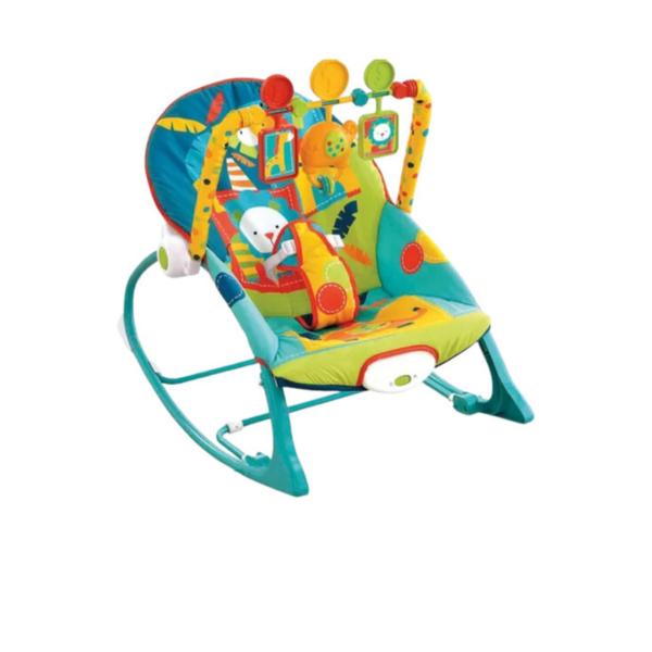 Silla Mecedora Vibradora Musical de Animales de la Selva 18kg Max 0m+(451918)