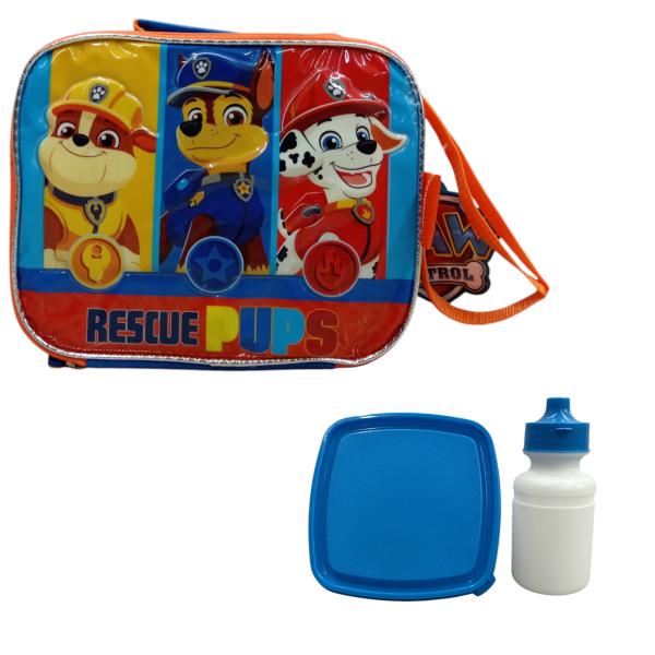 Lonchera con Taza y Botella de Paw Patrol (PWP4134) Rescue Pups
