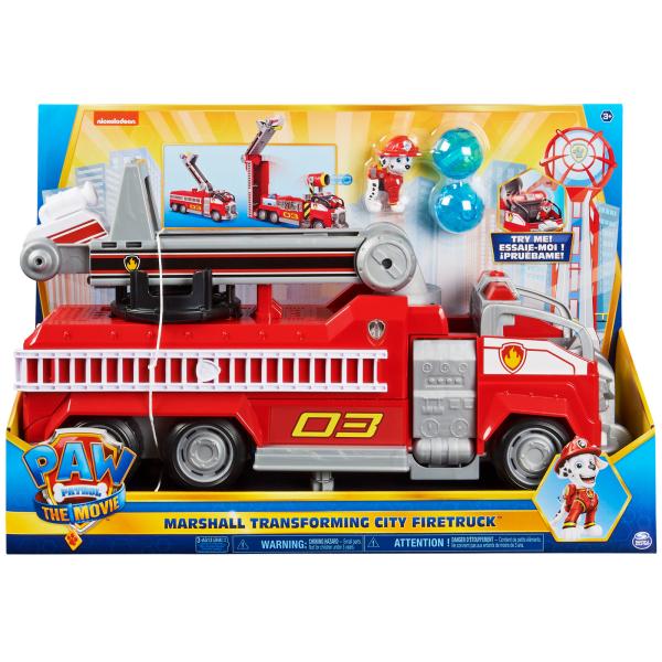 Camión de Bomberos Marshall Paw Patrol la Pelicula Transformable 3a+