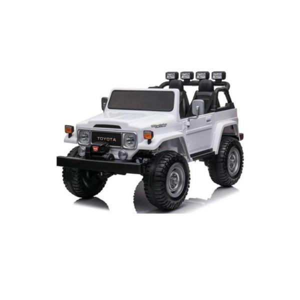 Carro Montable Land Cruiser Blanco 3a+ 12v