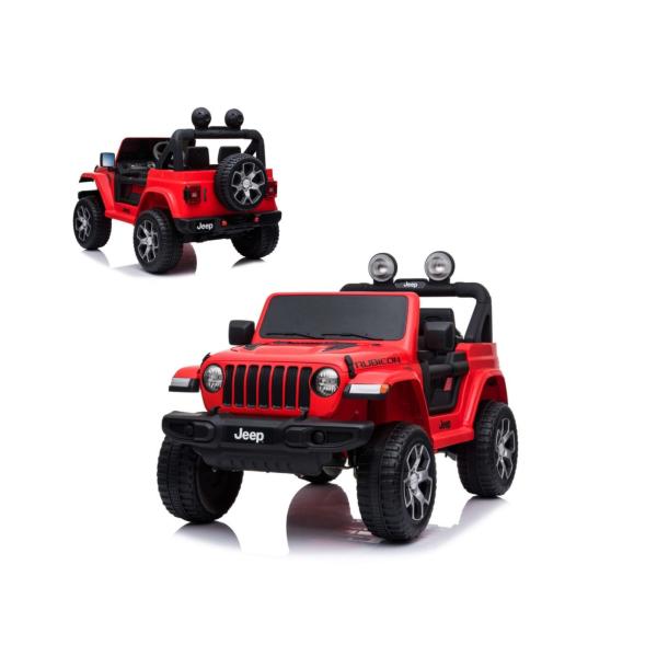 Carro Montable Jeep Wrangler Rojo 35kg Max