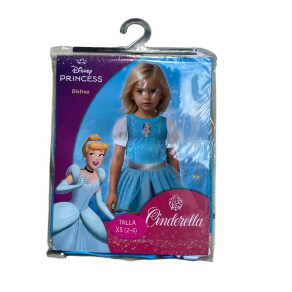 Disfraz Disney Princesa Cenicienta (Talla S 4-6) ( Talla 2-4) Surt/2 2a+