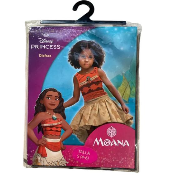 Disfraz Disney Princesa de Moana Talla (SX 2-4 ) (S 4-6) Surt/2 3a+ (DT-MO-RP34)