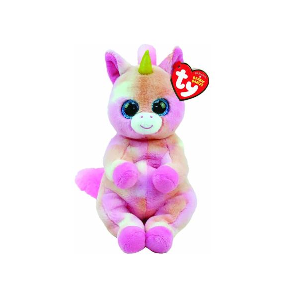 Peluche Beannie Bellies Pequeño Unicornio Skylar 3a+