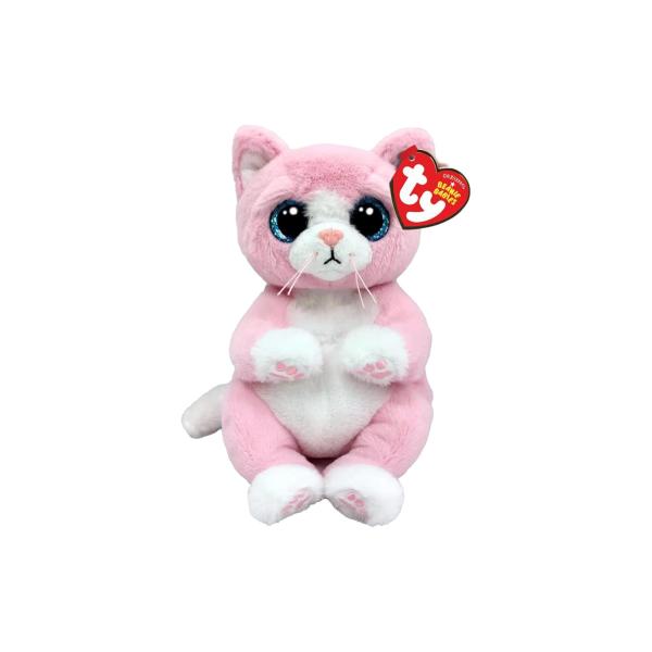 Peluche Beanie Bellies Pequeño Gatita Lillibelle 3a+