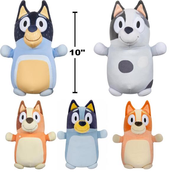 Peluche Squishmallows Hug Mees de Bluey Surt/5 3a+