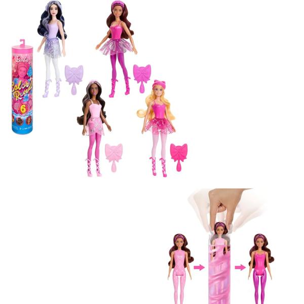 Barbie Color Reveal Displ/6 Surtido Sorpresa 3a+