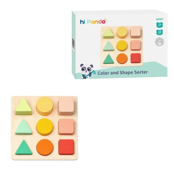 Figuras de Encajar 10Pzs 24m+