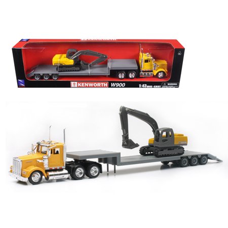 Trailer Kenworth W900 Esc:1:43 con Excavadora 5a+