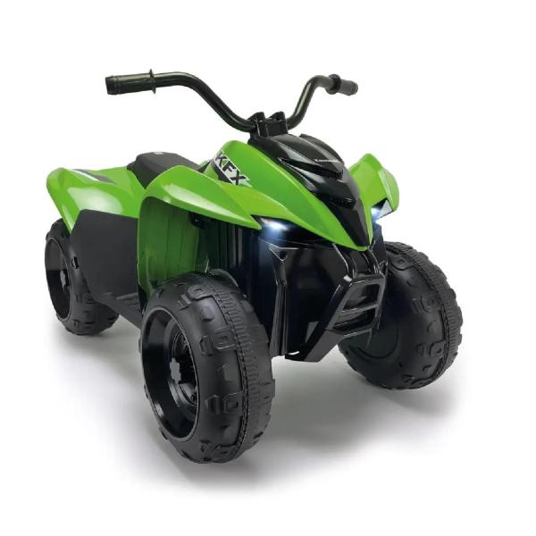 Cuadraciclo Montable Injusa Kawasaki KFX90 12v 3a+ 30KG Max