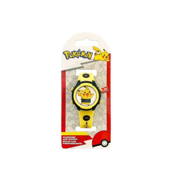 Reloj LCD de Pokémon Luz Parpadeante