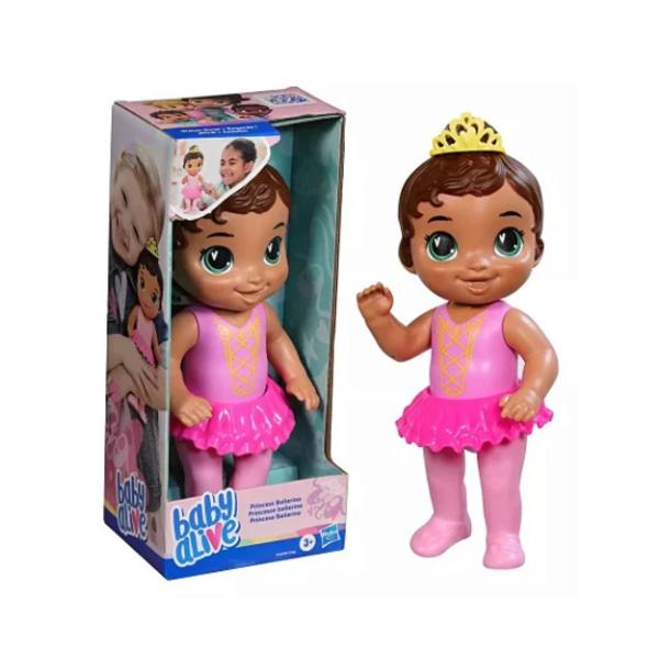 Muñeca Baby Alive Princesa Bailarina 3a+( Vestido Rosado)