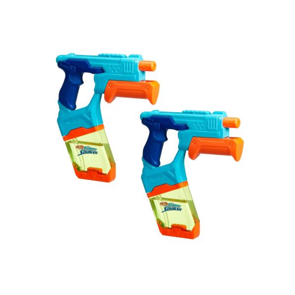 Lanzadores de Agua Nerf Super Soaker Set/2 Dunk-Fill 6a+