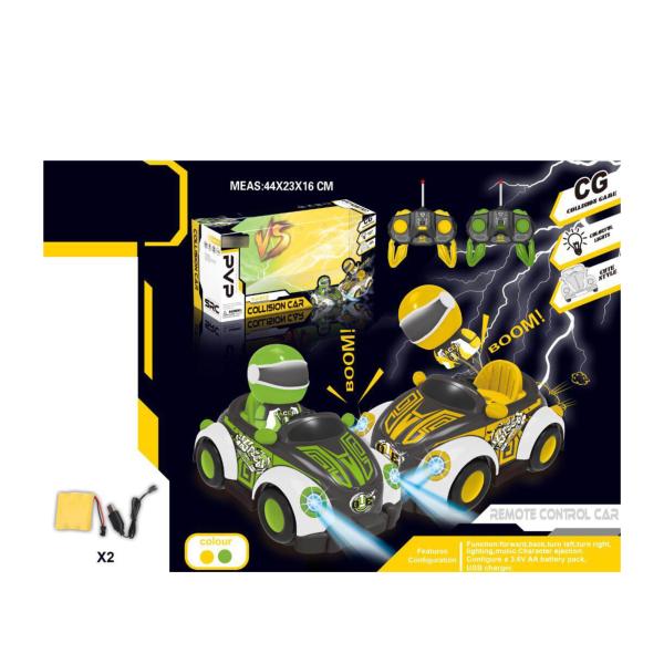 Carro Radio Control Set/2 de Coches de Colision 6a+