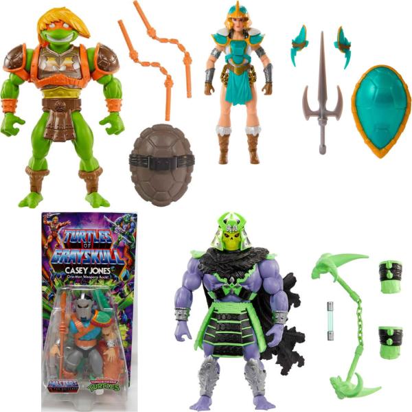 Figuras Masters of The Universe Turtles of Grayskull Sur/4 6a+